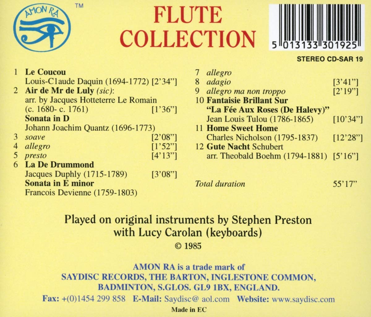 Flute Collection - Stephen Preston, Lucy Carolan