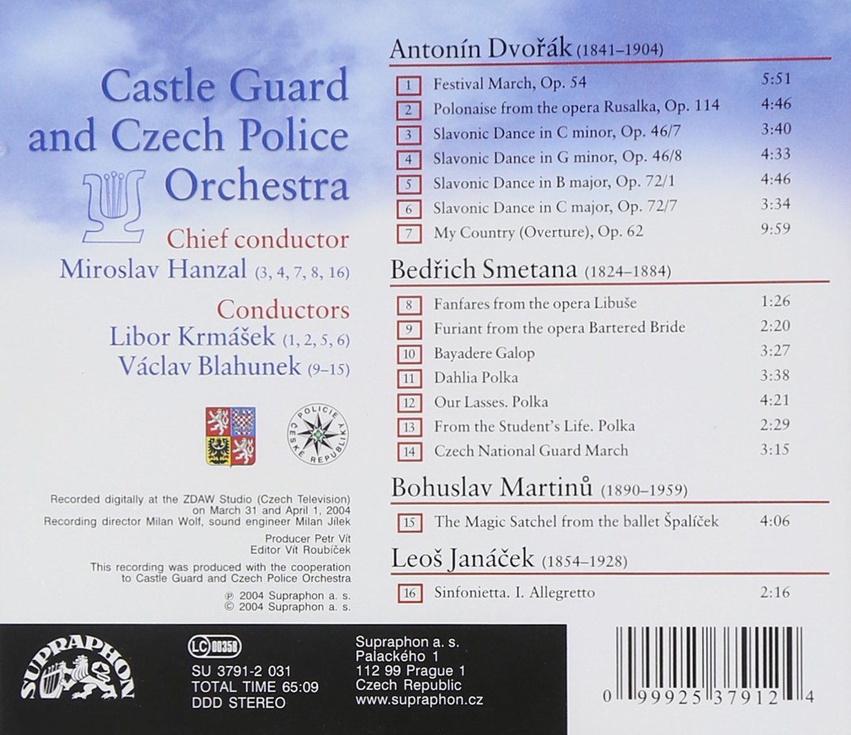DVORAK/SMETANA/MARTINU/JANACEK - The Castle Guard and Czech Police Orchestra