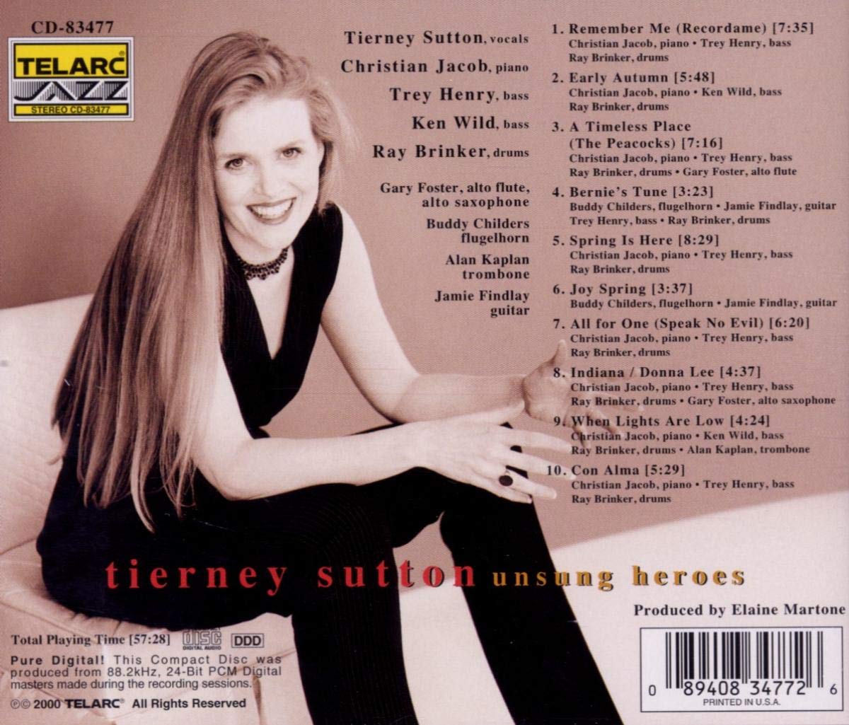 TIERNEY SUTTON: UNSUNG HEROES