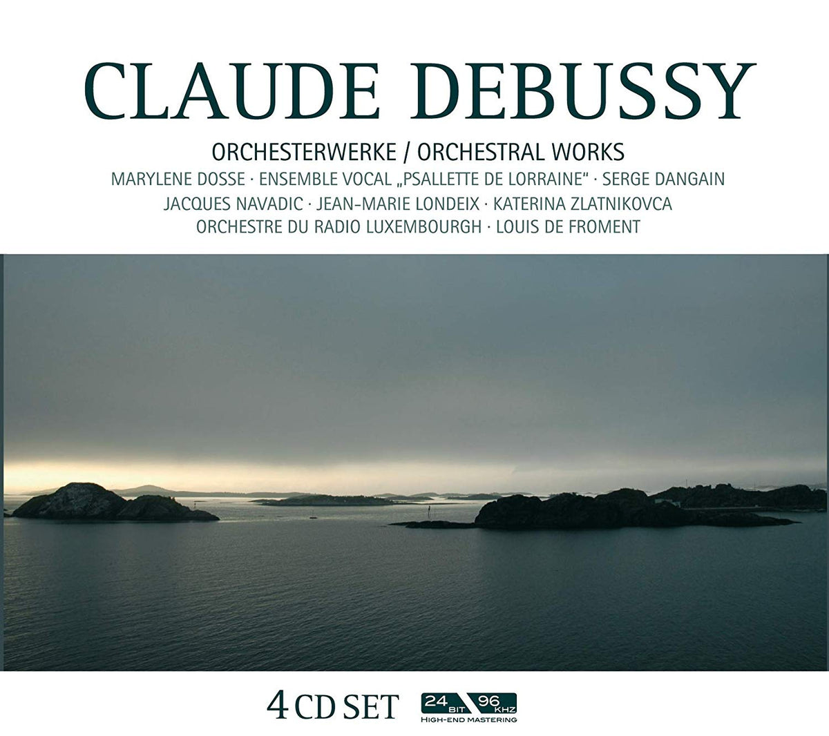 DEBUSSY: ORCHESTRA WORKS - DE FROMENT, ORCHESTRA OF RADIO LUXEMBOURG (4 CDS)