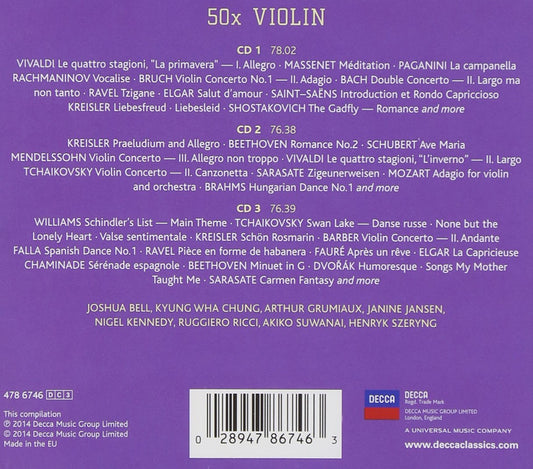 50 X VIOLIN (3 CDs)