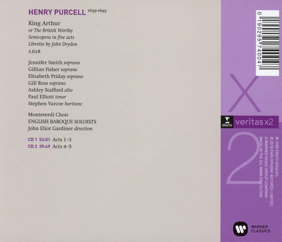 Purcell: King Arthur - John Eliot Gardiner (2 CDS)