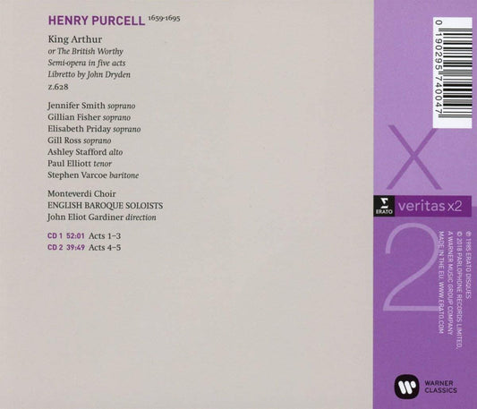 Purcell: King Arthur - John Eliot Gardiner (2 CDS)