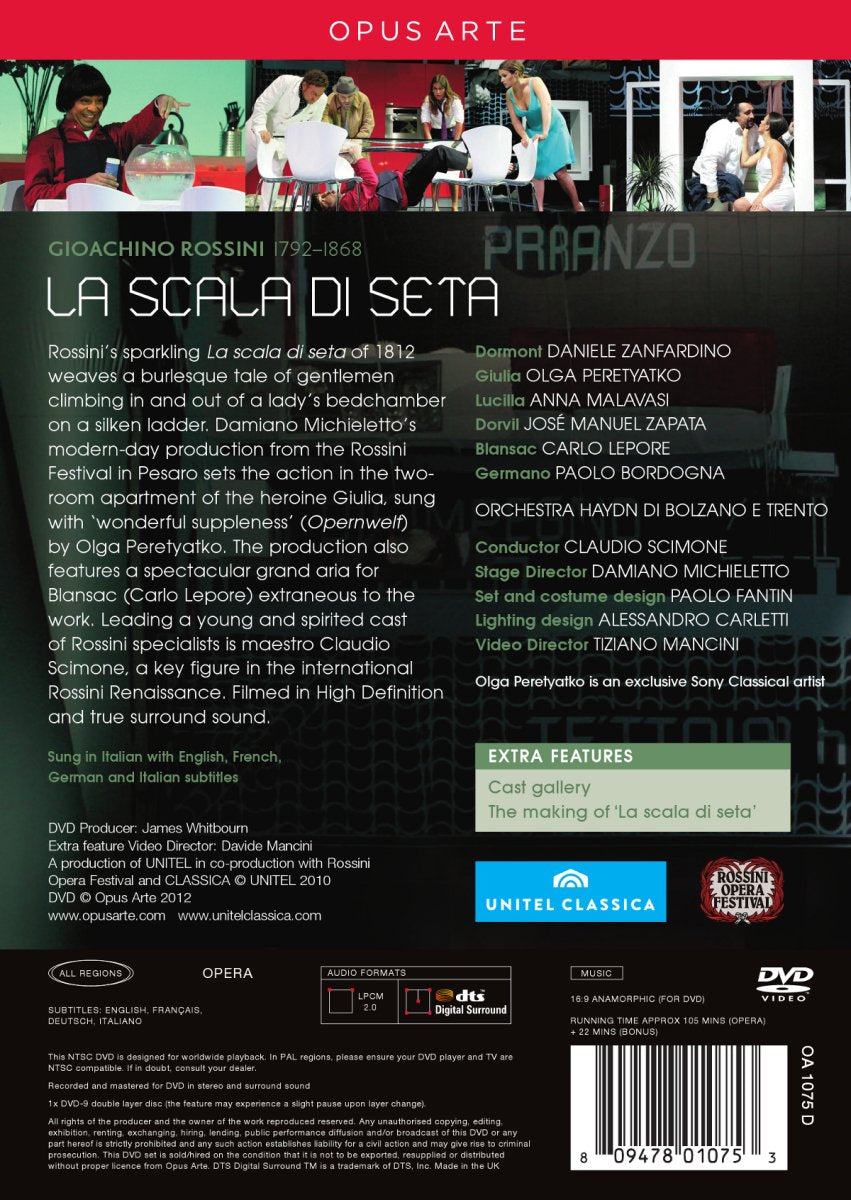 ROSSINI: La Scala di Seta - Rossini Opera Festival, Scimone (DVD)