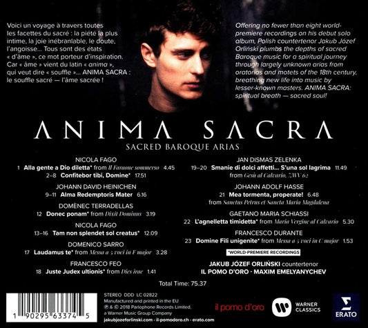 Jakub Józef Orlinski: Anima Sacra (Sacred Baroque Arias)