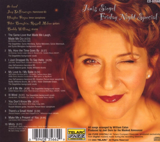 JANIS SIEGEL: FRIDAY NIGHT SPECIAL
