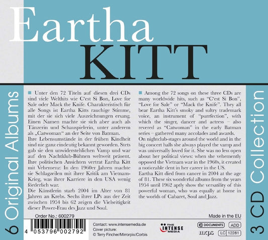 EARTHA KITT - 6 Original Albums (3 CDS)