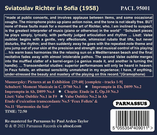 Sviatoslav Richter in Sofia Legendary Concerts - 1958