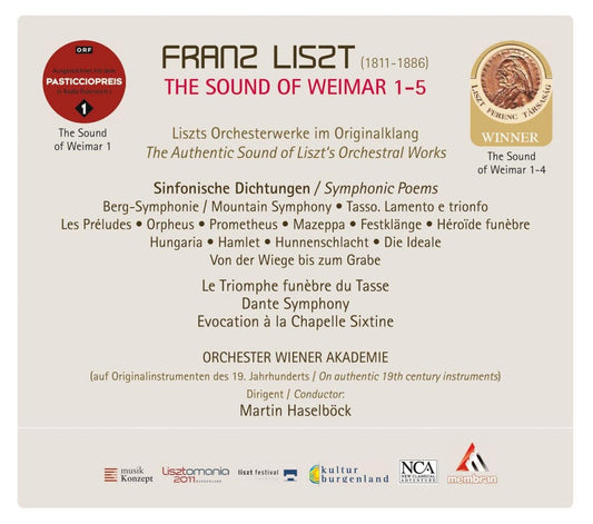 Liszt: Symphonic Poems: Haselböck, Orchester Wiener Akademie (5 CDs)