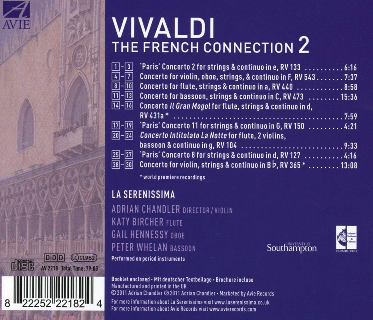 Vivaldi: The French Connection 2 - La Serenissima