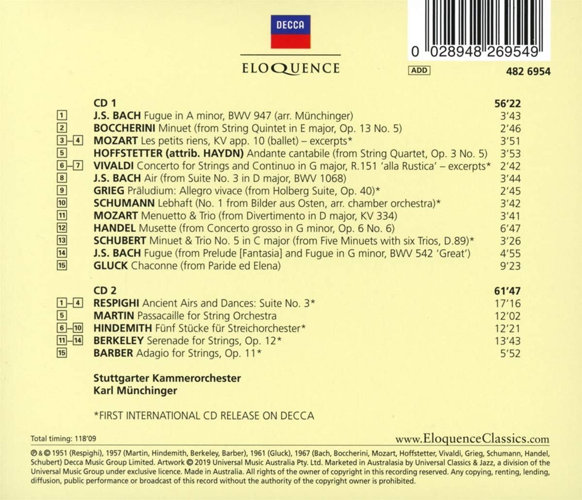 MUNCHINGER MINATURES (2 CDS)