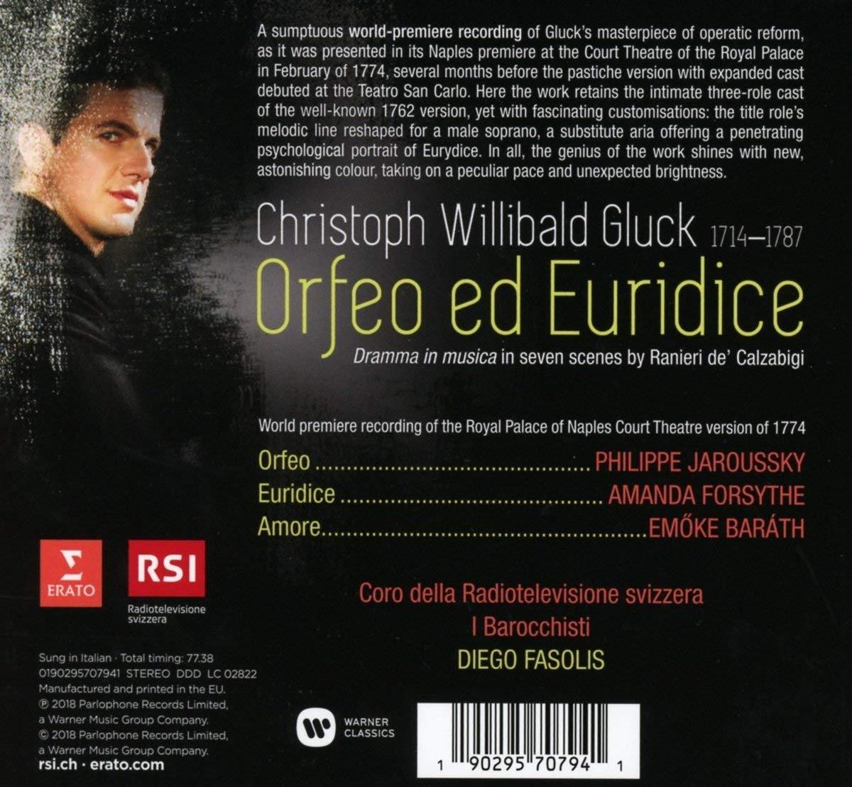 Gluck: Orfeo Ed Euridice (Napoli 1774) - Philippe Jaroussky, Diego Fasolis