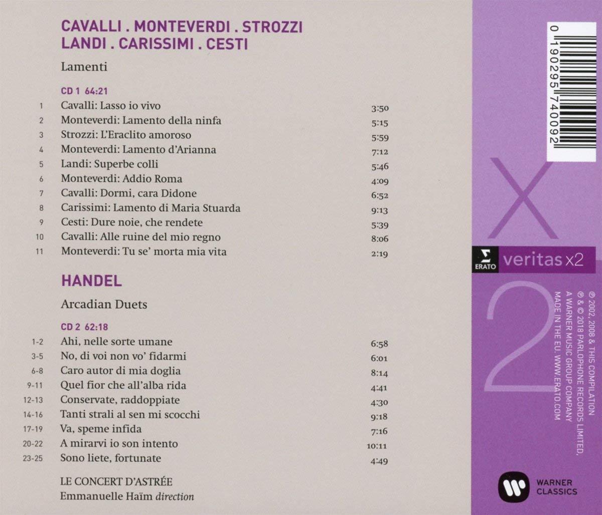 Handel: Arcadian Duets & Lamenti - Emmanuelle Haim, Le Concert d'Astree (2 CDs)