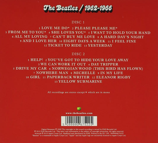 The Beatles: 1962-1966 (2 CDS, Remastered, Digipack Packaging)