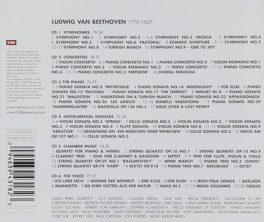 100 Best Beethoven (6 CDs)