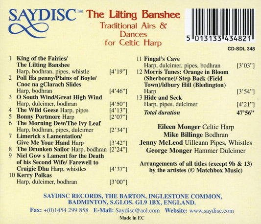 The Lilting Banshee: Traditional Airs and Dances for Celtic Harp
