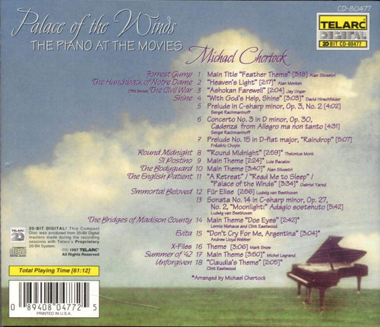 PALACE OF THE WINDS: THE PIANO AT THE MOVIES - Michael Chertock