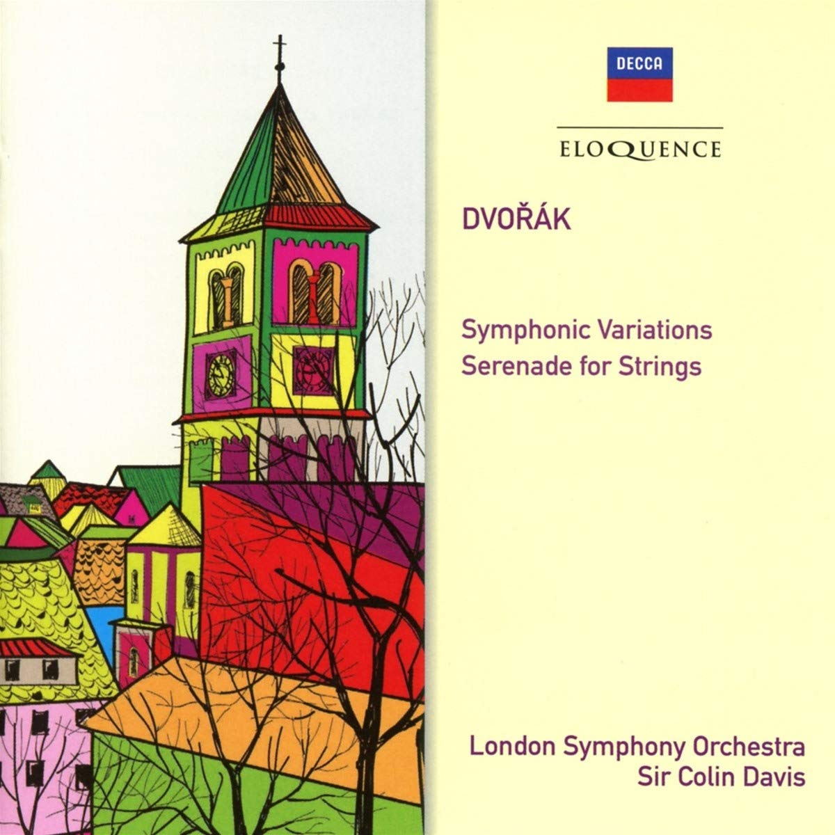 DVORAK: SYMPHONIC VARIATIONS; SERENADE FOR STRINGS - COLIN DAVIS, LONDON SYMPHONY ORCHESTRA