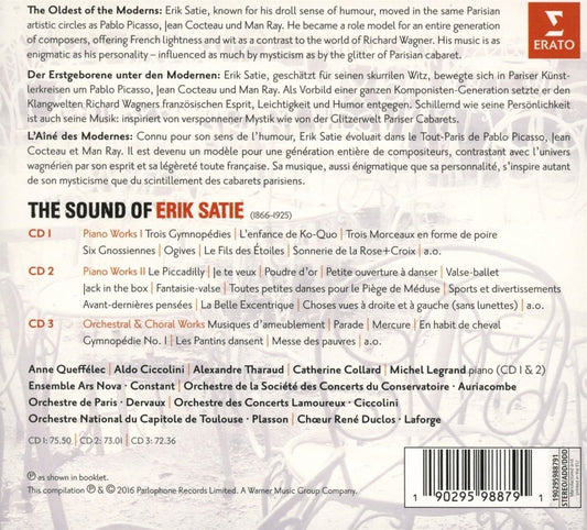 SATIE: The Sound of Erik Satie (3 CDs)
