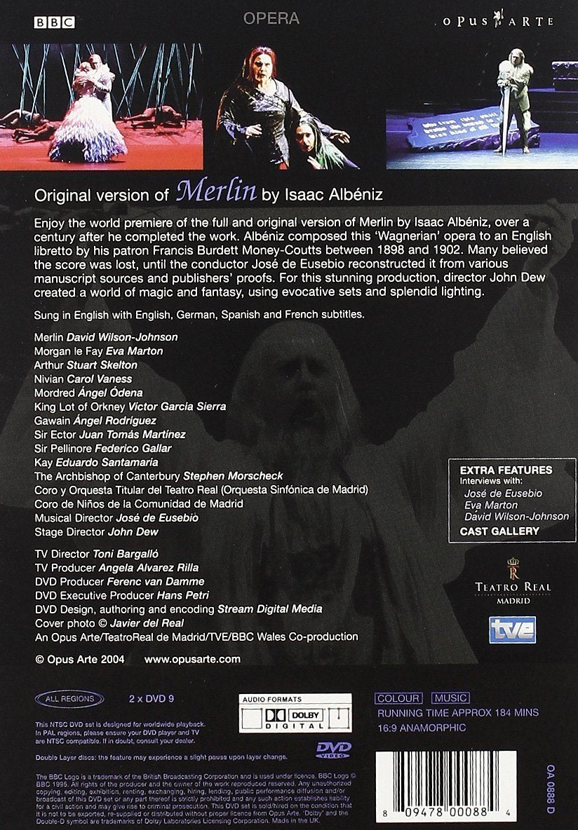 ALBENIZ: Merlin - Teatro Real (2 DVD)