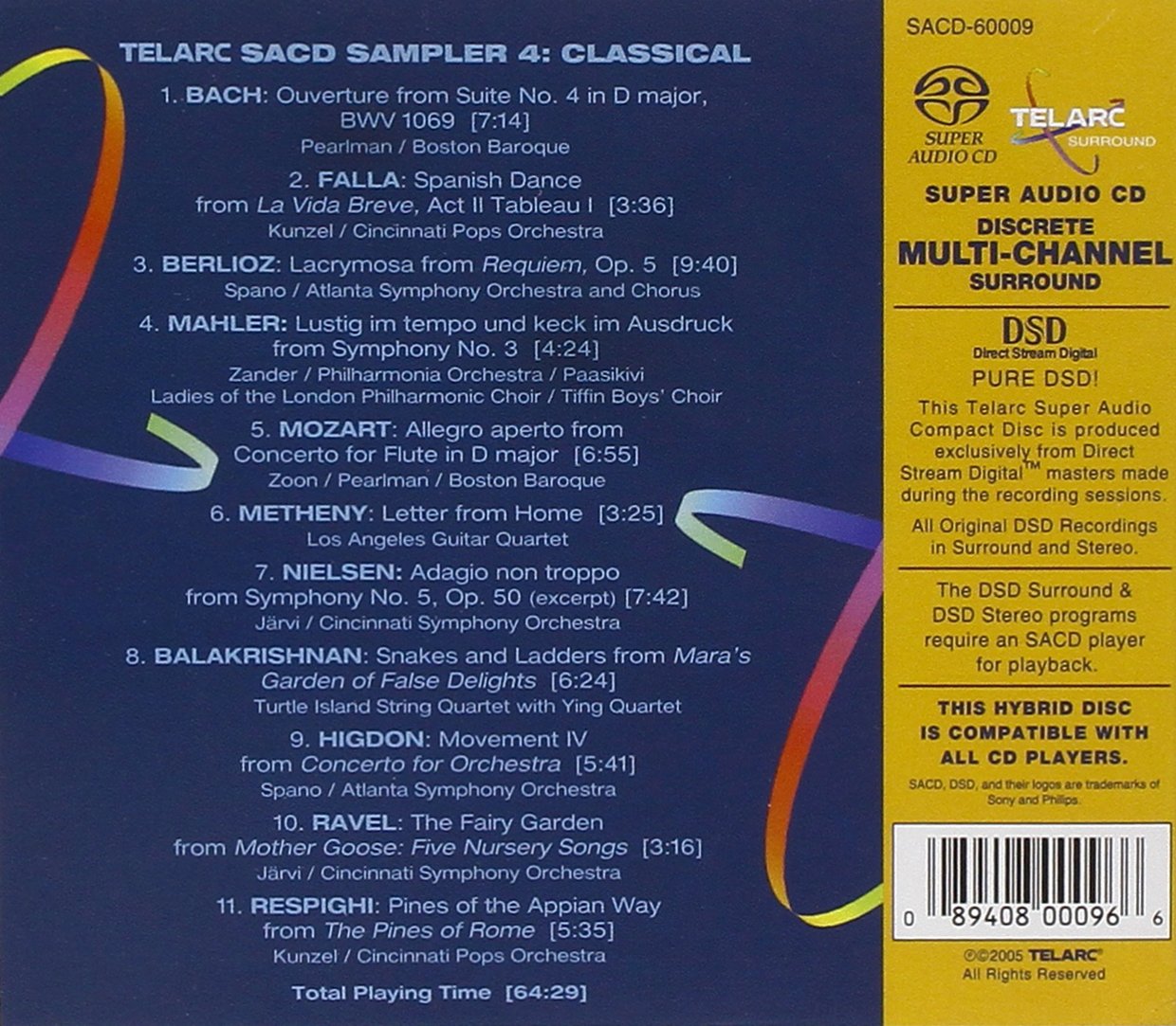 TELARC CLASSICAL SACD SAMPLER 4