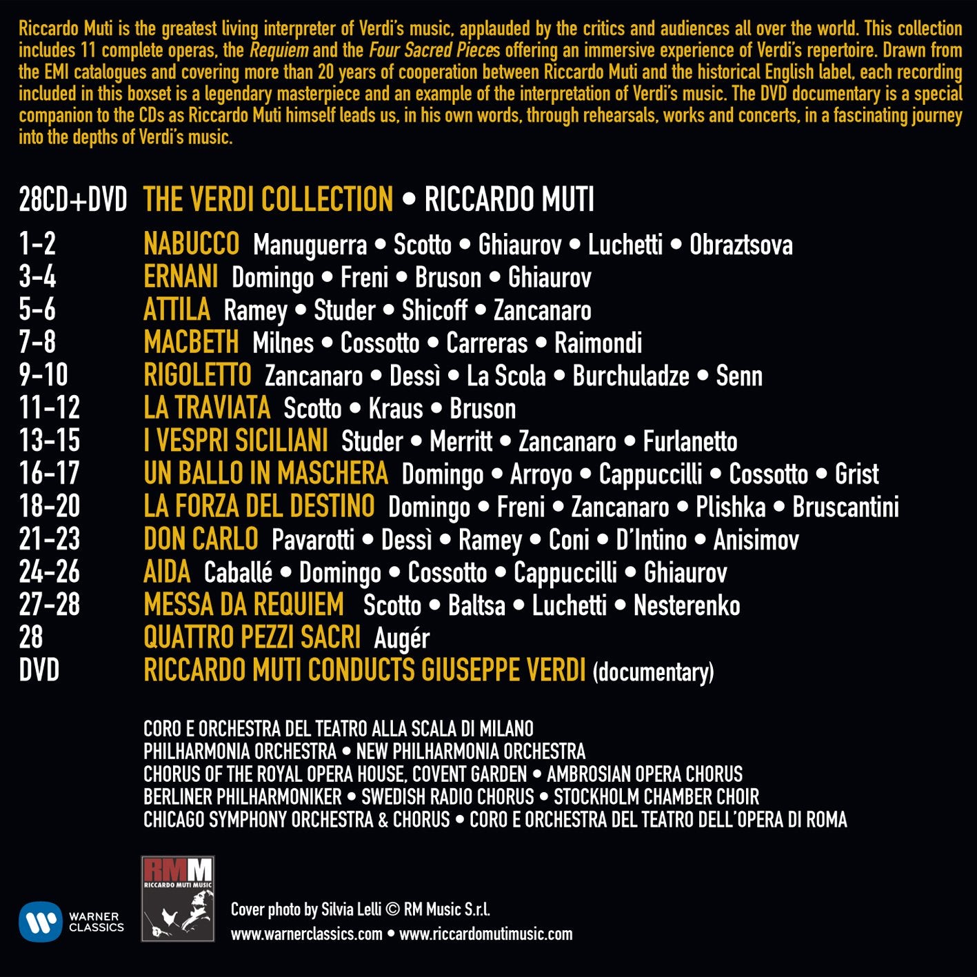 THE VERDI COLLECTION - MUTI (28 CDS + DVD)