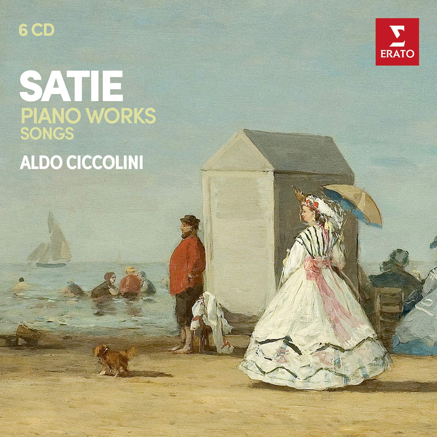 SATIE: PIANO WORKS & SONGS - ALDO CICCOLINI (6 CDS