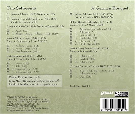 A GERMAN BOUQUET - TRIO SETTECENTO