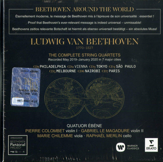 Beethoven Around the World: The Complete String Quartets - Quatuor Ebene (7 CDs)