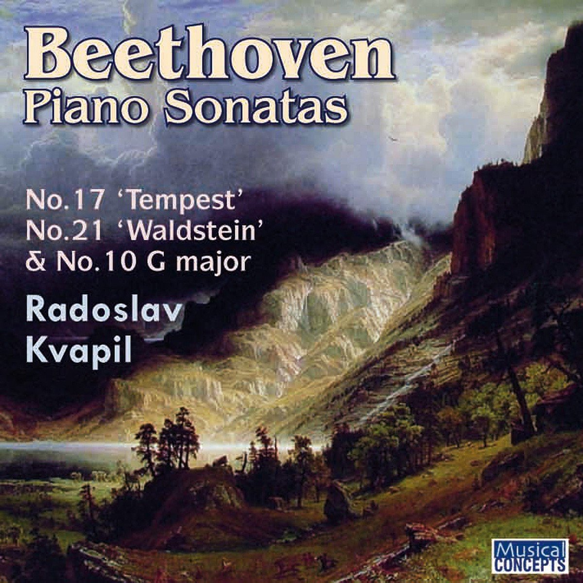 BEETHOVEN: PIANO SONATAS NOS. 10, 17 & 21 - KVAPIL