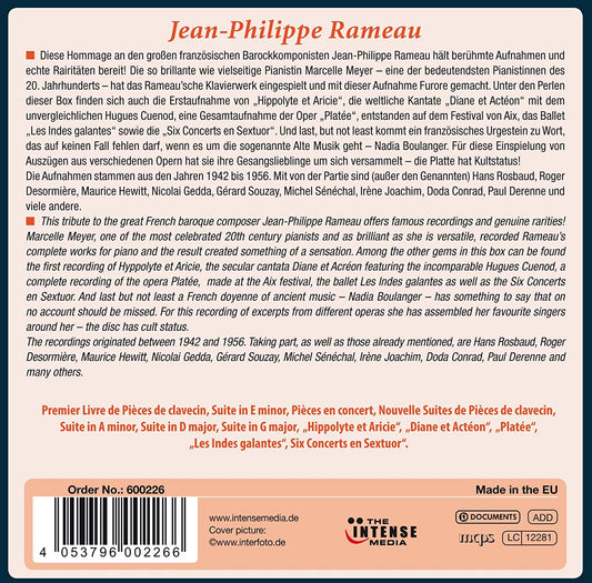 RAMEAU: A PORTRAIT - FIRST RECORDINGS, COMPLETE RECORDINGS AND MASTERPIECES (9 CDS)