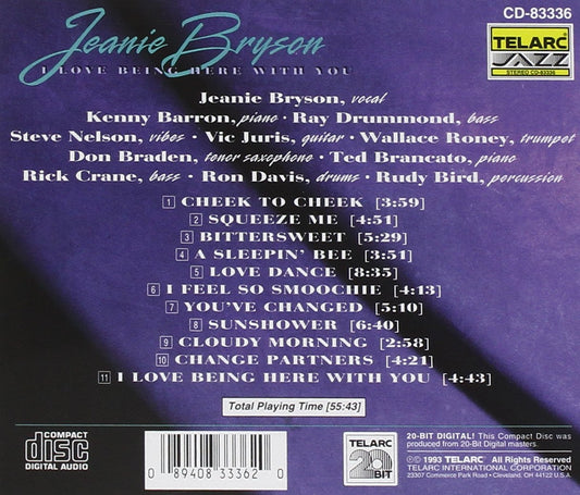 JEANIE BRYSON: I LOVE BEING HERE WITH YOU - with Kenny Barron, Wallace Roney and more