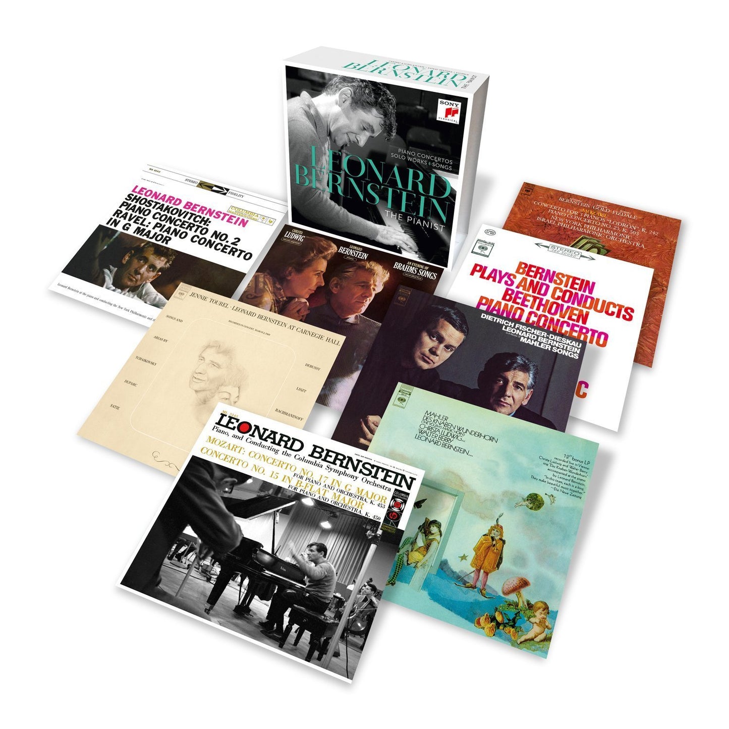 LEONARD BERNSTEIN - THE PIANIST (11 CDS)
