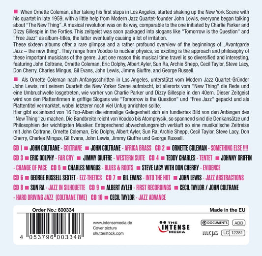 Avantgarde: The New Thing - Coltrane, Sun Ra, Albert Ayler, Cecil Taylor (10 CDs)