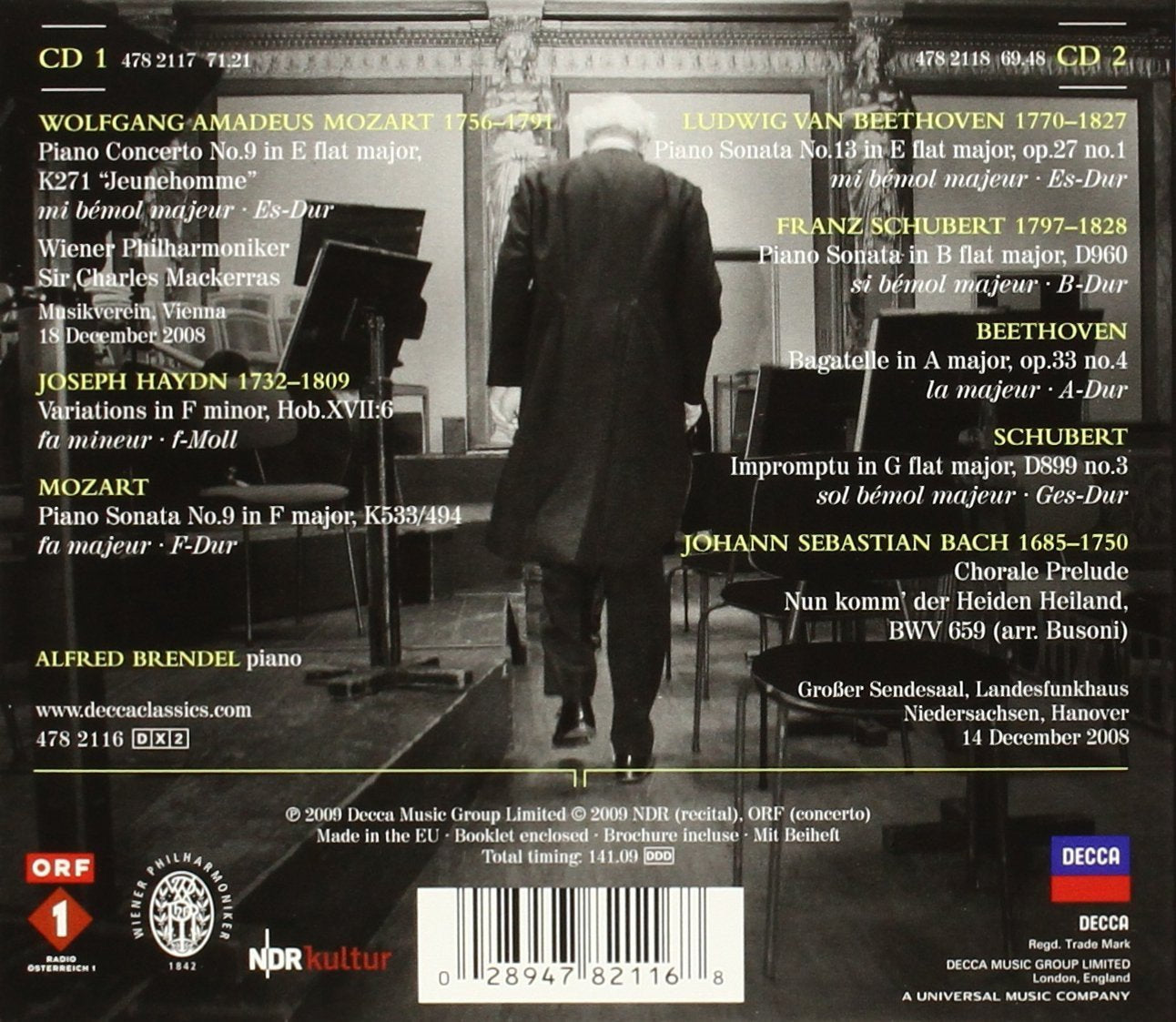 ALFRED BRENDEL: THE FAREWELL CONCERTS
