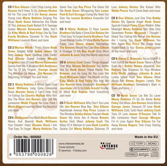 Country & Western Love Songs (10 CDs)