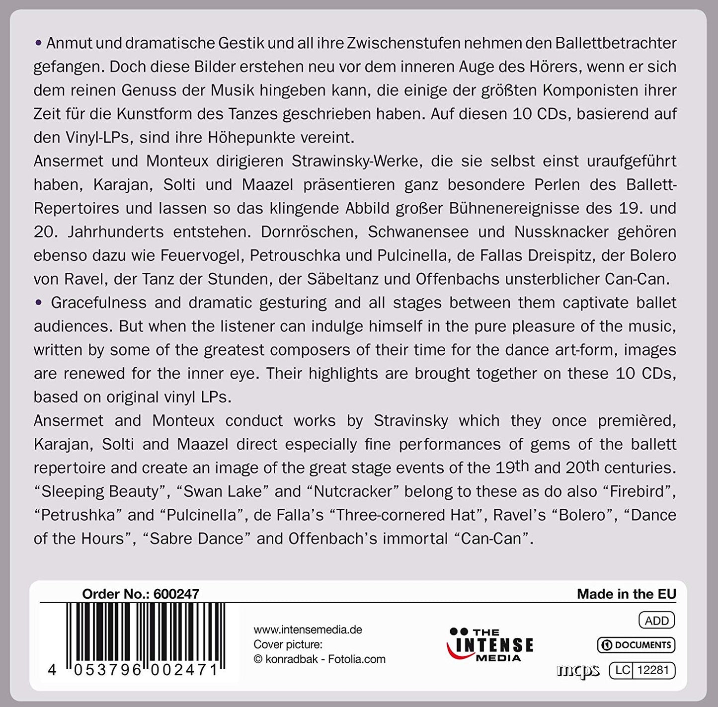 WORLD'S GREATEST BALLET HITS (10 CDS)