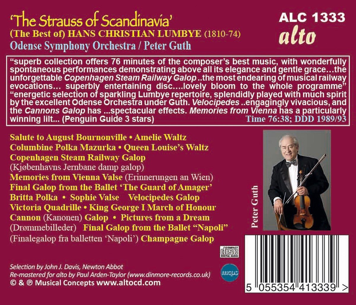 LUMBYE: THE STRAUSS OF SCANDANAVIA - ODENSE SYMPHONY