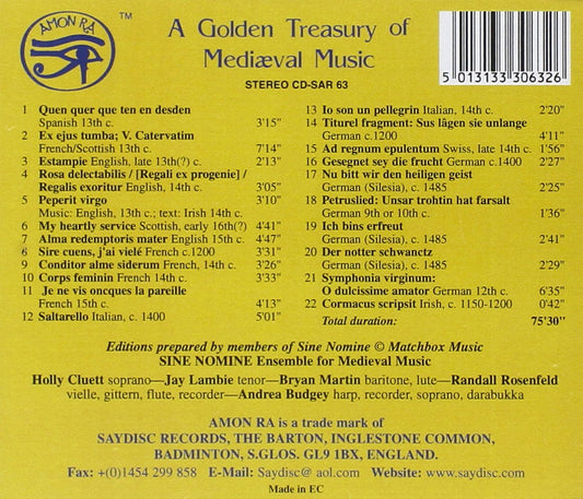 A Golden Treasury of Mediaeval Music