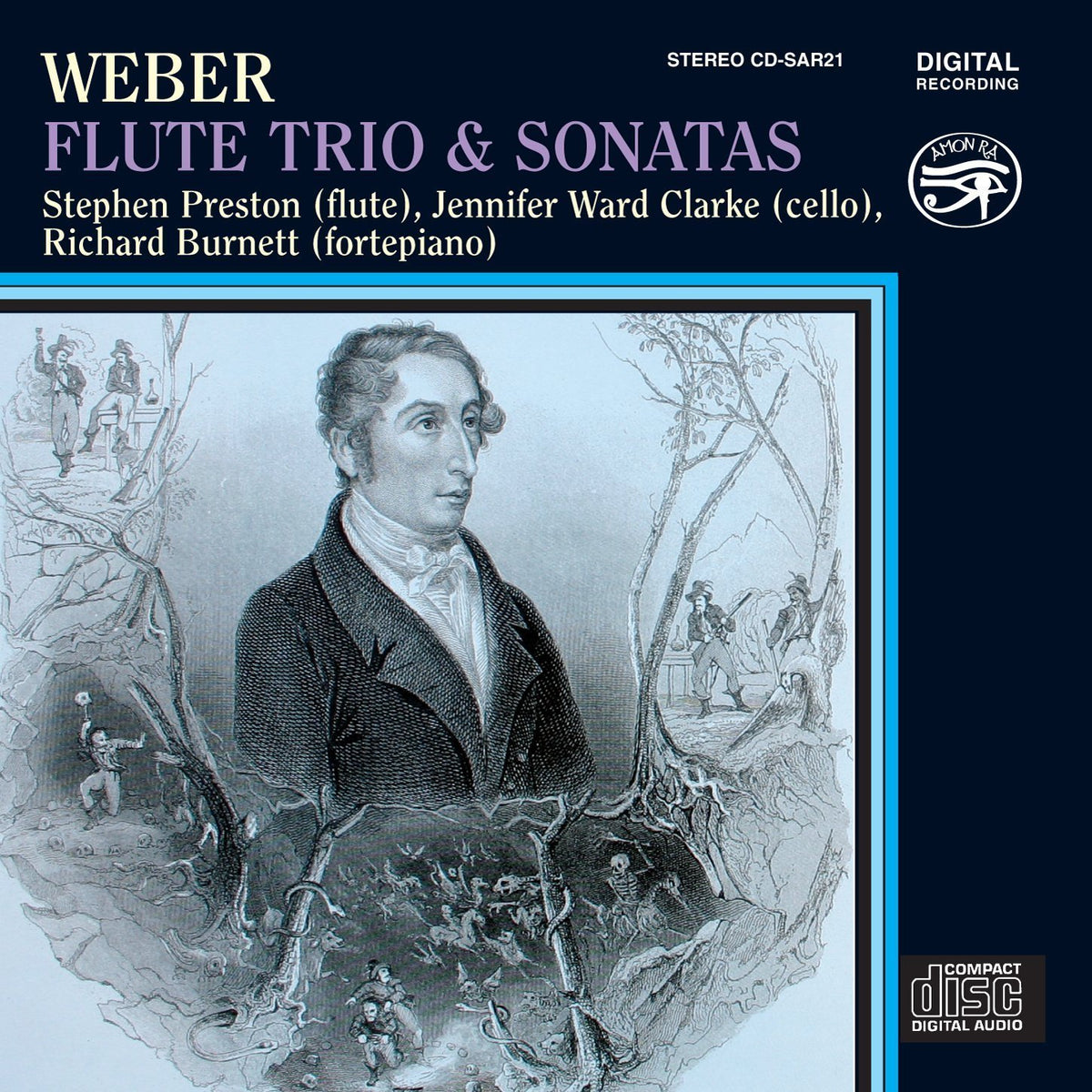 Weber: Flute Trio and Sonatas - Stephen Preston, Jennifer Ward Clarke, Richard Burnett
