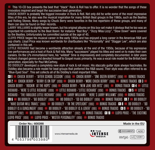 The Fabulous Five: Chuck Berry, Little Richard, Larry Williams, Bo Diddley & Lloyd Price (10 CDs)