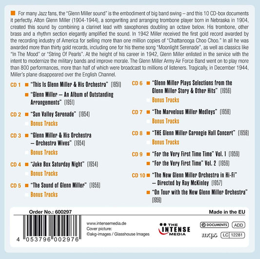 GLENN MILLER: Milestones Of A Swing Legend (10 CDs)