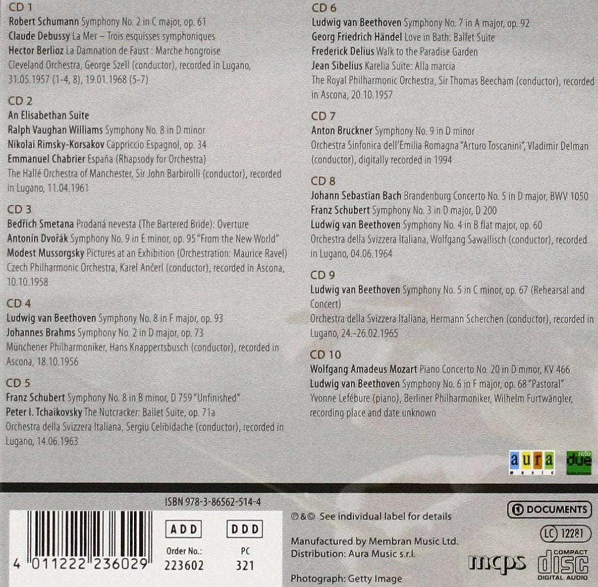 GREAT CONDUCTORS (10 CDS)