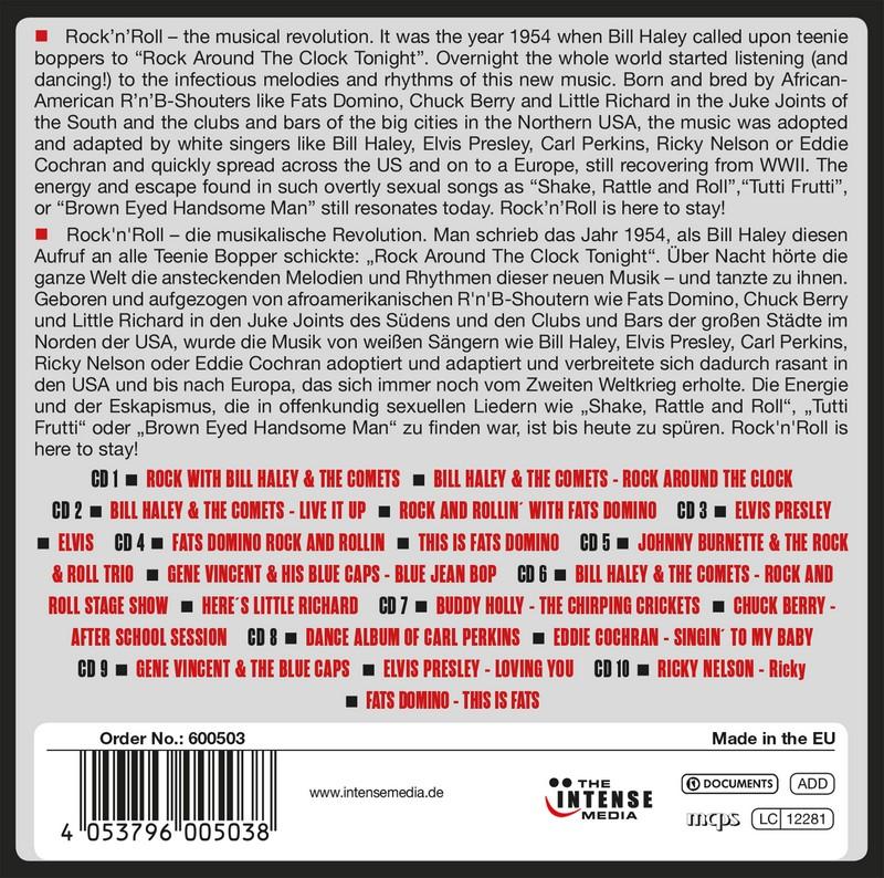 Rock 'n' Roll Revolution - Elvis Presley, Bill Haley, Ricky Nelson, Fats Domino and More (10 CDs)