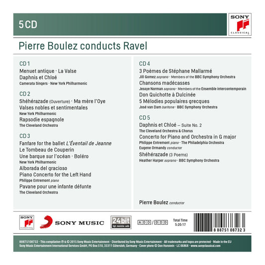 PIERRE BOULEZ CONDUCTS RAVEL (8 CDS)