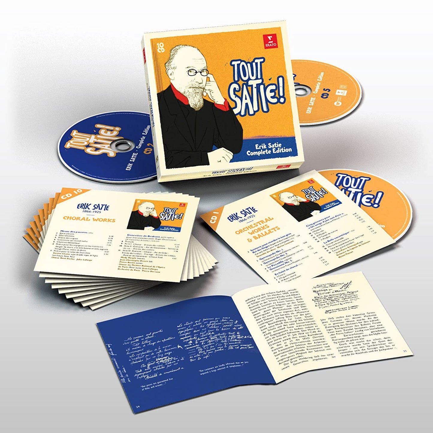 SATIE: THE COMPLETE WORKS (10 CDS)