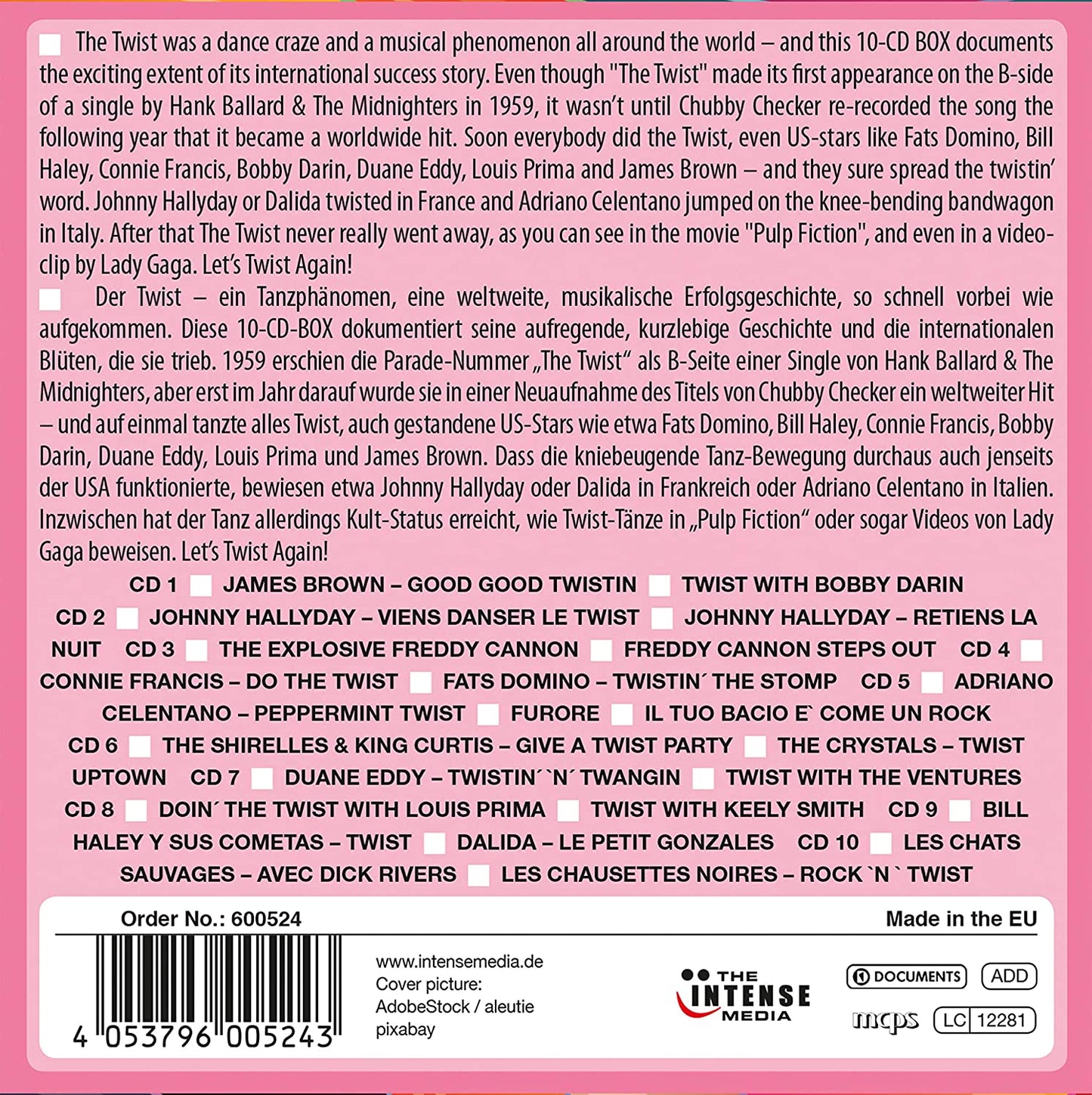Twist around the World: 17 International Legends (10 CDs)