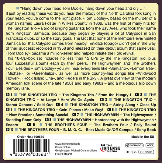 THE GREATEST AMERICAN FOLK GROUPS - MILESTONES OF LEGENDS (10 CDS)