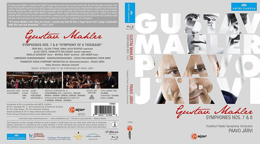 MAHLER: SYMPHONIES NOS. 7 & 8 (BLU-RAY) - JAERVI; FRANKFURT RADIO SYMPHONY ORCHESTRA