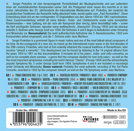 PROKOFIEV: MILESTONES OF A LEGEND (10 CDS)